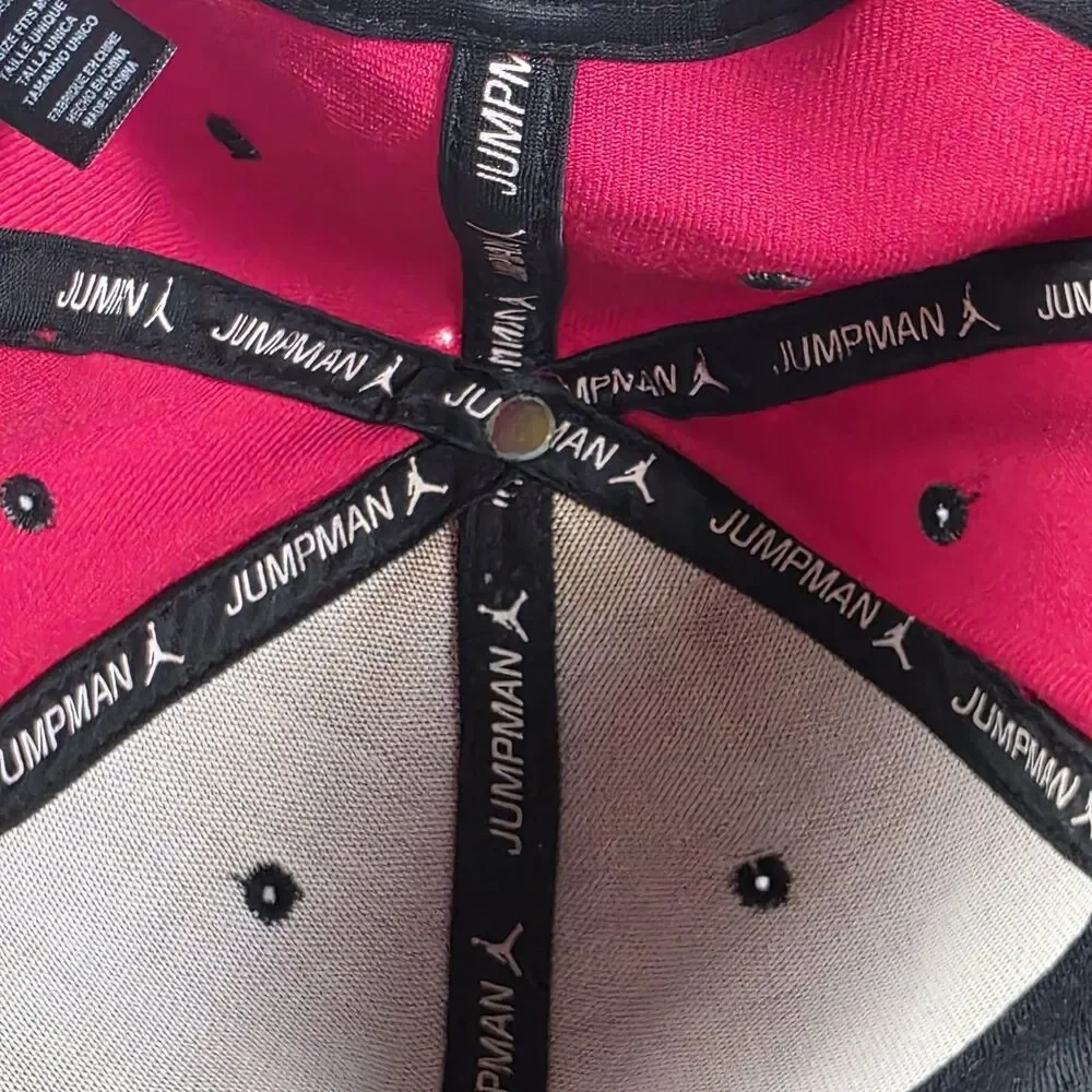Jordan Jumpman Adjustable SnapBack Hat One Size Fits Most NWT Red/Black